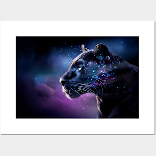 Panther Animal Bird Majestic Wilderness Surrealist Posters and Art